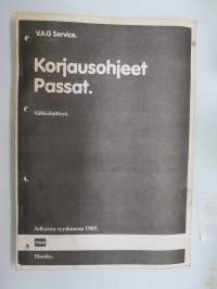 Volkswagen & Audi Service - Korjausohjeet Volkswagen Passat Sähkölaitteet -service booklet