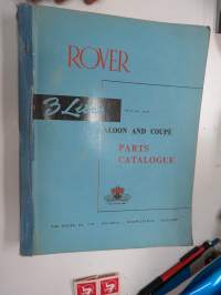Rover 3 Litre Saloon and Coupé Parts Catalogue -varaosaluettelo