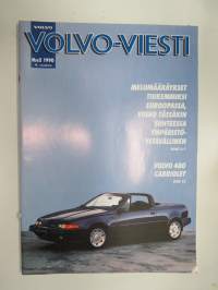 Volvo-Viesti 1990 nr 2 -asiakaslehti / customer magazine - Renault Uutiset samassa