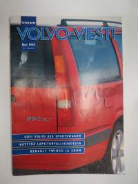 Volvo-Viesti 1993 nr 1 -asiakaslehti / customer magazine - Renault Uutiset samassa