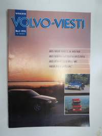 Volvo-Viesti 1993 nr 2 -asiakaslehti / customer magazine - Renault Uutiset samassa