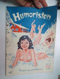 Humoristen 1951 nr 1-2 -ruotsalainen ajanviete-, pilapiirros- ja huumorilehti
