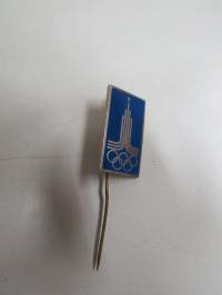 Moskova 1980 Olympia -rintamerkki / pin