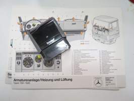 Mercedes-Benz Armaturenanlage / Heizung und Lüftung Typen 709-1320 -havaintokuva