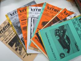 Vitriini - Finnish Car Modellers Association Ry kerholehti / Club Magazine - 17 kpl lehtiä vuosilta 1999-2003