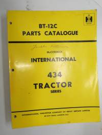 McCormick-International 434 Tractor BT-12C Parts Catalogue -varaosaluettelo