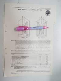 Wärtsilä Peko elevaattorikuivuri malli PEK/850, PEK/1600 -myyntiesite / brochure