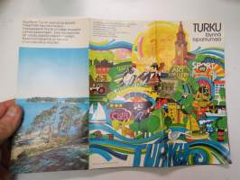 Turku täynnä tapahtumaa -matkailuesite 1972 / travel brochure
