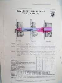 Wärtsilä Konesilta Abloy upotettavia lukkoja paininta varten -myyntiesite / brochure