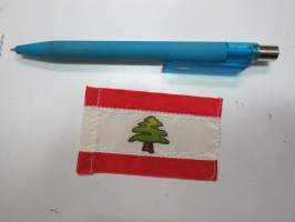 Libanon / Lebanon -pienoislippu / mini flag