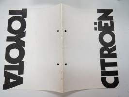 Citroën - Toyota -myyntiesite / sales brochure