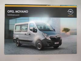 Opel Movano 2015 -myyntiesite / sales brochure