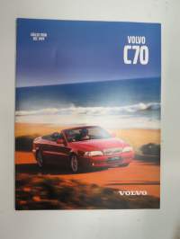 Volvo C70 2000 -myyntiesite / sales brochure