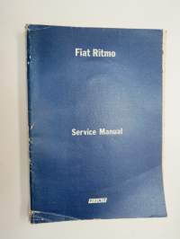 Fiat Ritmo Service Manual -huolto-ohjekirja