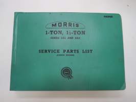 Morris 1-ton, 1 1/2-ton series LD1 and LD2 Service Parts List -varaosaluettelo