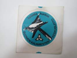 Kalasta kuntoa - Suomen Kalamiesten Keskusliitto -tarra / sticker