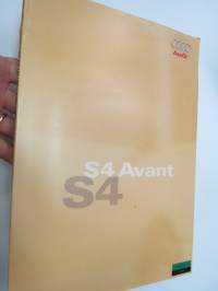 Audi S4, S4 Avant 1998 -mallistoesittely, lanseerauskansio / pressikansio - Press release kit