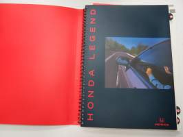 Honda Legend 1996 -mallistoesittely, lanseerauskansio / pressikansio - Press release kit