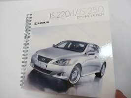 Lexus IS 220d / IS 250 -mallistoesittely, lanseerauskansio / pressikansio - Press release kit