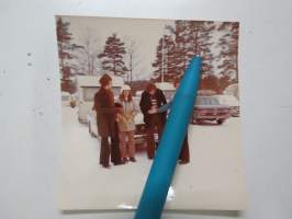 Talvikaravaanarit, hiihtoloma 1973, Laakasalo -valokuva / photograph