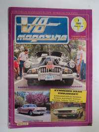 V8 Magazine 1982 nr 1 -Hot Rod magazine, mukana keskiaukeamakuva / -juliste Impala 1958