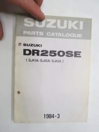 Suzuki DR250SE (SJ41A / SJ42A / SJ43A) parts catalogue -varaosaluettelo