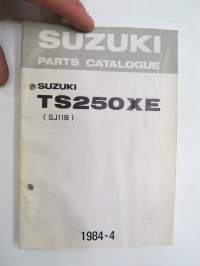 Suzuki DR250XE (SJ11B) parts catalogue -varaosaluettelo