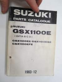 Suzuki GSX1100E (GV71A/B/C/D), GSX1100EE / GSX1100ESE / GSX1100EFE parts catalogue -varaosaluettelo