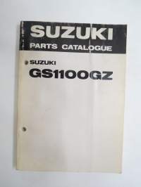 Suzuki GS1100GZ parts catalogue -varaosaluettelo