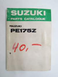 Suzuki PE175Z parts catalogue -varaosaluettelo