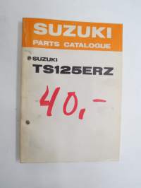 Suzuki TS125ERZ parts catalogue -varaosaluettelo