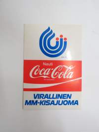 Coca-Cola - Virallinen MM-kisajuoma -tarra / sticker
