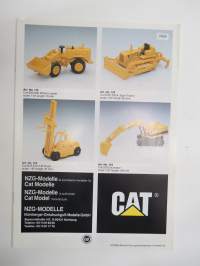 NZG Modelle / Caterpillar 1994 -catalogue / pienoismalliluettelo