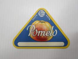Pomelo (E.W. Extr) -etiketti / label