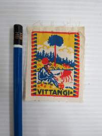 Vittangi -kangasmerkki / matkailumerkki / hihamerkki -badge