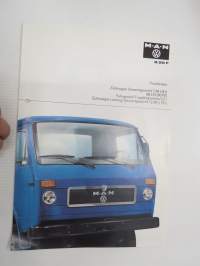 MAN / Volkswagen 8.90 F Frontlenker kuorma-auto -myyntiesite / brochure