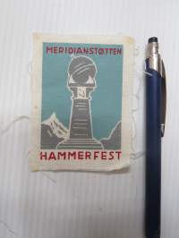 Hammerfest - Meridianstötten kangasmerkki / hihamerkki -travel badge