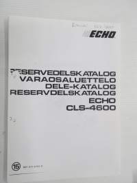 Echo Trimmers / Brushcutters CLS-4600 Spare parts catalogue -varaosaluettelo