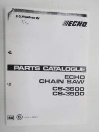 Echo Chain saw CS-3600, CS-3900 Spare parts catalogue -varaosaluettelo