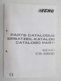 Echo Chain saw CS-2600 Spare parts catalogue -varaosaluettelo