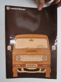 Leyland Sherpa -myyntiesite / sales brochure