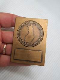 Suomen Matkailuliitto - Finlands Turistförbund - Arja von Schönemann-Hormia 1987 - mitali / medal