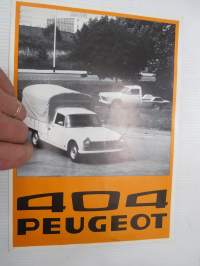 Peugeot 404 1976 -myyntiesite / sales brochure
