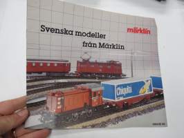 Märklin H0 Svenska modeller från Märklin 1984/85 -katalog / swedish models of Märklin