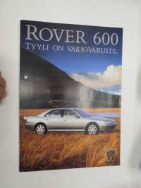 Rover 600 -myyntiesite / sales brochure