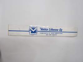 Vekka Liikenne Oy -tarra / sticker