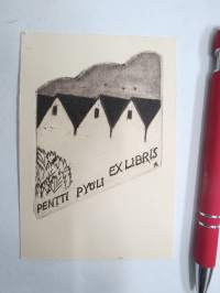 Ex Libris Pentti Pyöli -kirjanomistajamerkki / book owner´s mark