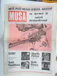Musa 1975 nr 1 - suomalainen musiikkilehti, sis. mm. seur. artikkelit / kuvat / mainokset; Blood Sweat and Tears, Todd Rundgren, Charlie Parker, Diego Blanco, The