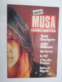 Musa 1975 nr 2, Hurricanes (Hurriganes) in Roadhouse Yardbird -diskokeikka Tampere, Todd Rundgren, John Williams, Arcticus, BS & T, Charlie Parker, Robert Wyatt, ym.