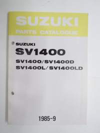 Suzuki SV1400 / SV1400D / SV1400L / SV1400LD Generator Parts Catalogue -generaattori varaosaluettelo